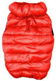 Pet Life 'Pursuit' Quilted Ultra-Plush Thermal Dog Jacket (Color: Red, size: X-LARGE)